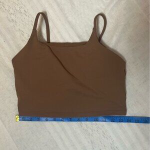 Aviva sports bra cami size large brown